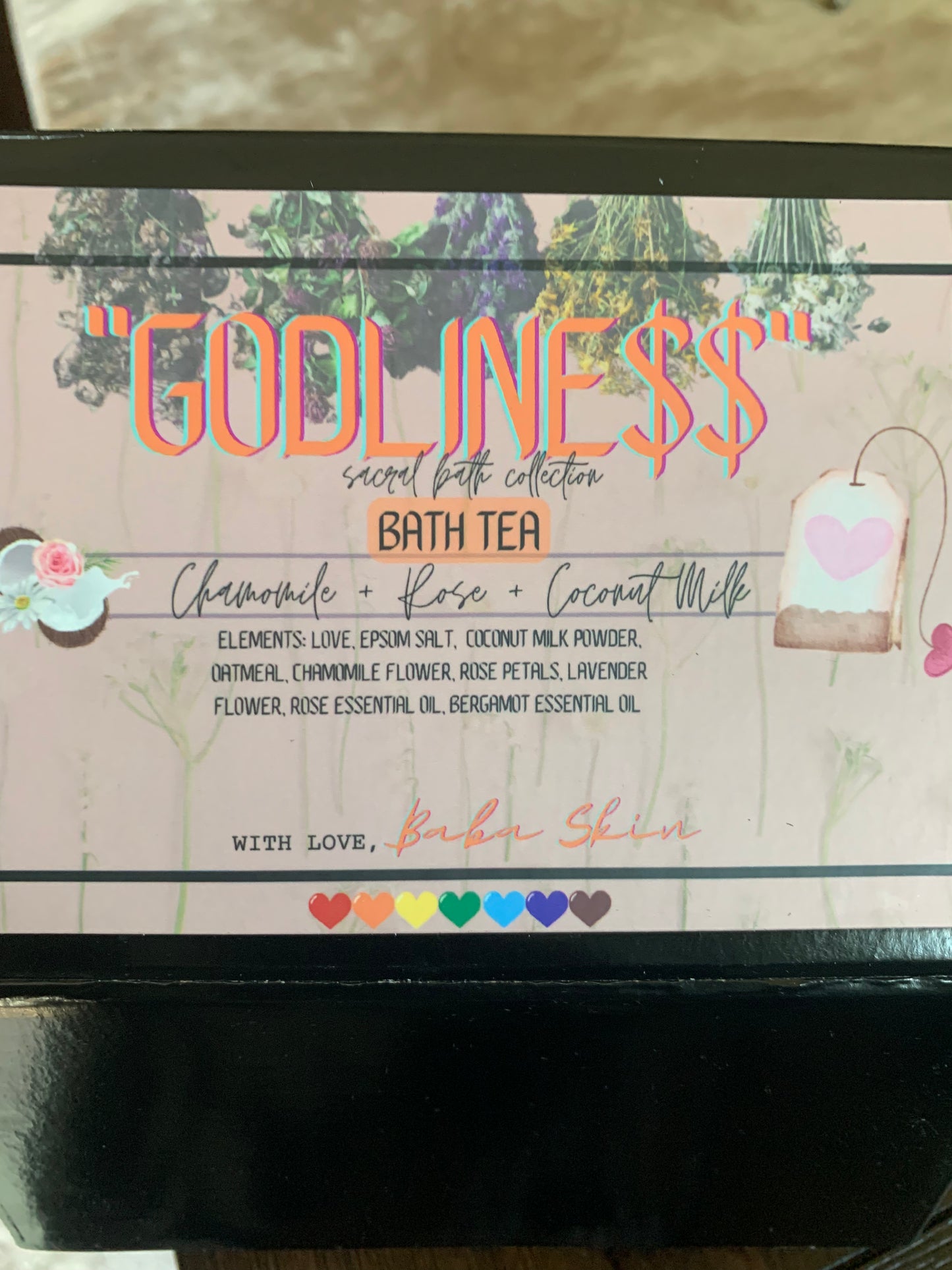 “GODLINE$$” Bath Tea